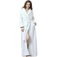 Load image into Gallery viewer, Artfasion Classic Thick Comfy Wine Red Dressing Gown Bathrobe for Men and Women Unisex Gift Ideas Wedding robe Luxury bathrobe quality
