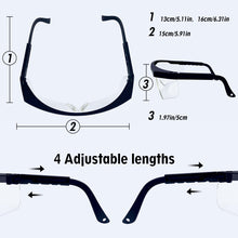 Load image into Gallery viewer, Artfasion Safety Goggles Adjustable Protective Glasses Lightweight Fog-Proof Clear Lenses Work Eyewear for Women Men