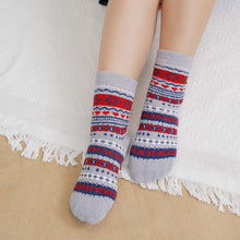 Load image into Gallery viewer, Fuzzy Socks, Artfasion Christmas Socks Women, Womens Tube Crew Socks Cozy Warm Winter Ladies Socks, Xmas Plush House Socks Gifts for Woman Christmas Gifts
