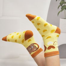 Load image into Gallery viewer, Artfasion Kids Socks Soft Cotton Animal Pattern Cute Ankle Socks for 5-7 Years Boys & Girls, 5 Pairs