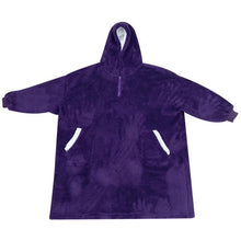 Load image into Gallery viewer, Artfasion Wearable Blanket, Blanket Hoodies, Soft Warm Fleece Wearable Blanket Adult with Pocket Gifts for Mom, Plush Sherpa Blanket with Quarter Zipper Wife Women Birthday Christmas Gift