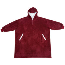 Load image into Gallery viewer, Artfasion Wearable Blanket, Blanket Hoodies, Soft Warm Fleece Wearable Blanket Adult with Pocket Gifts for Mom, Plush Sherpa Blanket with Quarter Zipper Wife Women Birthday Christmas Gift