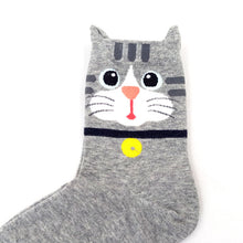 Load image into Gallery viewer, cute cat design socks
