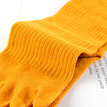 Load image into Gallery viewer, yellow crew socks for women