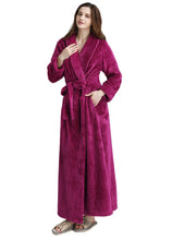 Load image into Gallery viewer, rose red wedding bathrobe for women