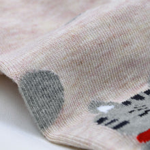 Load image into Gallery viewer, Artfasion Cute Polka Dots Animal Design 5 Finger Crew Socks for Women, 5 Pairs