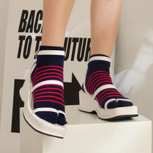 Load image into Gallery viewer, slippers striped socks for women