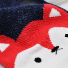 Load image into Gallery viewer, cute fox face socks for women