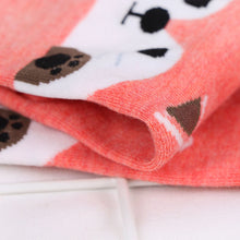 Load image into Gallery viewer, cute peach cotton socks