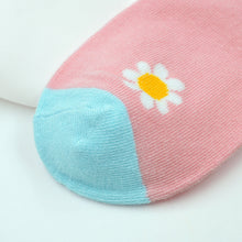Load image into Gallery viewer, Artfasion Spring Design Flower Pink Socks for Girls Kids, 5 Pairs