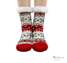 Load image into Gallery viewer, Artfasion's Slipper Winter Animal Socks with Non-slip Grip for Women
