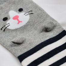 Load image into Gallery viewer, cute grey mouse socks