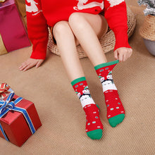 Load image into Gallery viewer, Artfasion's Christmas Bundle Purple Zip Up Bathrobe Plus Cute Christmas Socks (5 Pairs)