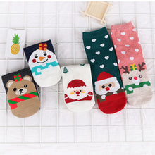 Load image into Gallery viewer, Artfasion's Christmas Bundle Wine Red Zip Up Bathrobe Plus Cute Christmas Socks (5 Pairs)