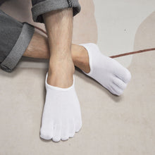Load image into Gallery viewer, Artfasion's 5 Finger No-Show Neutral Colors Anti-Slip Men's Socks - Comfortable and Secure (4 Pairs)