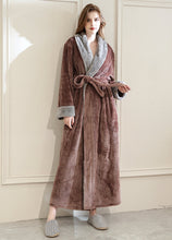 Load image into Gallery viewer, Classic Design Brown Bathrobe