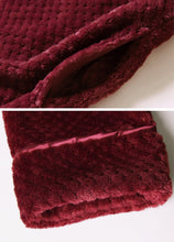 Load image into Gallery viewer, christmas wine red bathrobe