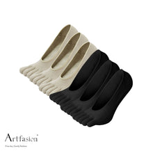 Load image into Gallery viewer, nude and black no show socks for men