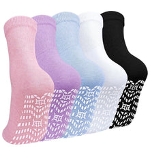 Load image into Gallery viewer, Women&#39;s Non-Slip Grip Socks –  Rubber-Soled Socks, Perfect for Yoga, Pilates, and Hospital Use
