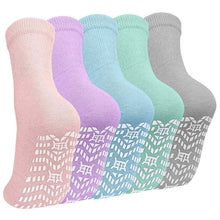 Load image into Gallery viewer, Women&#39;s Non-Slip Grip Socks –  Rubber-Soled Socks, Perfect for Yoga, Pilates, and Hospital Use
