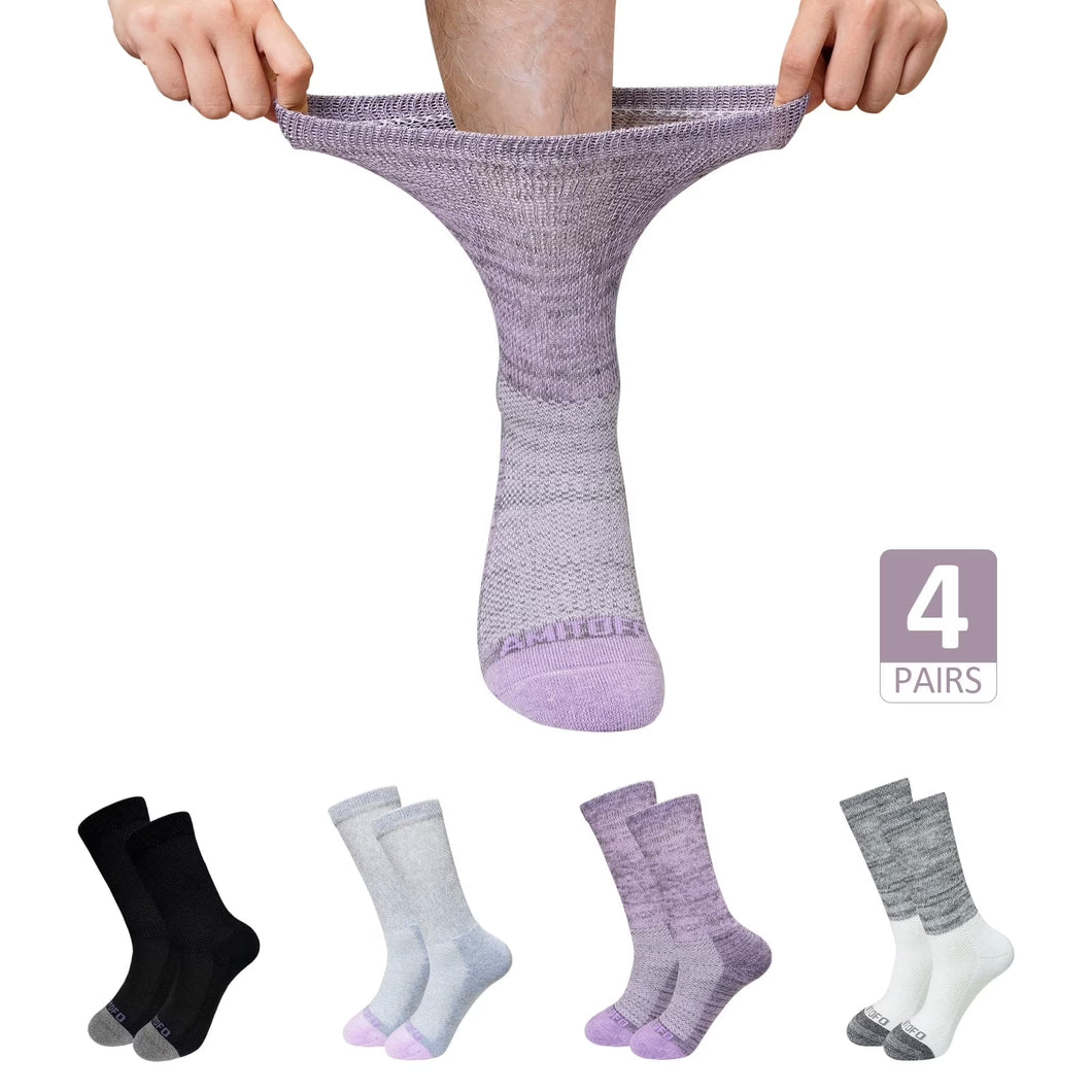 Men's & Women's Cushioned Diabetic Socks – Soft Cotton, Seamless Toe, and Comfortable Fit for All-Day Relief