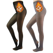 Load image into Gallery viewer, Sheer Tights, Winter Thermal Pantyhose for Women, Fake Translucent Warm Leggings for Women Ladies in Cold Weather
