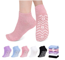 Load image into Gallery viewer, Womens Grip Socks, LOFIR 5 Pairs Breathable Non Slip Ankle Grippy Socks with Gripper for Pregnant Elderly Seniors Women Hospital Recovery and Home Use

