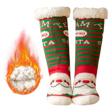 Load image into Gallery viewer, Women Fuzzy Slipper Socks - Non Slip Winter Warm Soft Fluffy Cozy Fleece Lining Home Ladies Socks, Christmas Gift, Size 5-10
