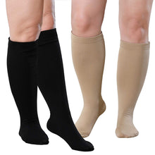 Load image into Gallery viewer, Compression Socks for Women, Artfasion 2 Pairs Medical Compression Socks, Circulation 20-30 mmHg Light Knee High Stockings for Men and Women - Best Support for Running
