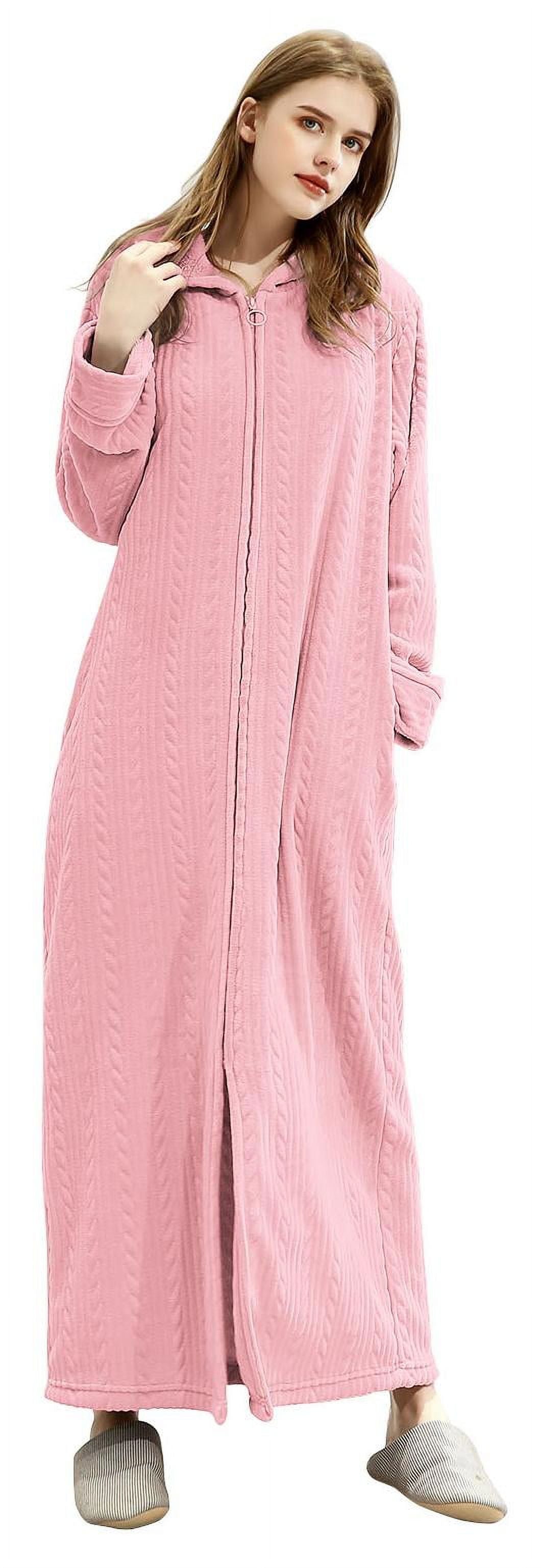 Dressing Gown Zip-Up Comfy Zip Up Bathrobe Maternity Bathrobe Hooded Artfasion Dressing Gown Zip-Up Comfy Zip Up Bathrobe Maternity Bathrobe Hooded Artfasion