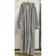 Load image into Gallery viewer, Artfasion Robes for Women, Full-Length Womens Robes, Soft Fleece Hooded Womens Bathrobes, Plush Long Bath Robe with Side Pocket, Winter Warm Plus Size Pajamas Gift for Women
