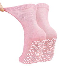 Load image into Gallery viewer, Women&#39;s Non-Slip Grip Socks – 5 Pairs of Rubber-Soled Socks, Perfect for Yoga, Pilates, and Hospital Use
