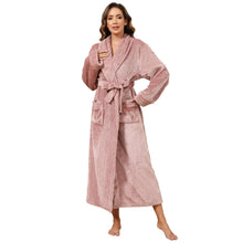Load image into Gallery viewer, Artfasion Classic Thick Comfy Grey Dressing Gown Bathrobe for Men and Women Unisex Gift Ideas Wedding robe Luxury bathrobe quality
