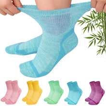 Load image into Gallery viewer, Diabetic Socks for Women,Above Ankle Loose Top Non-Binding Comfort Wide Calf Socks for Sensitive Feet
