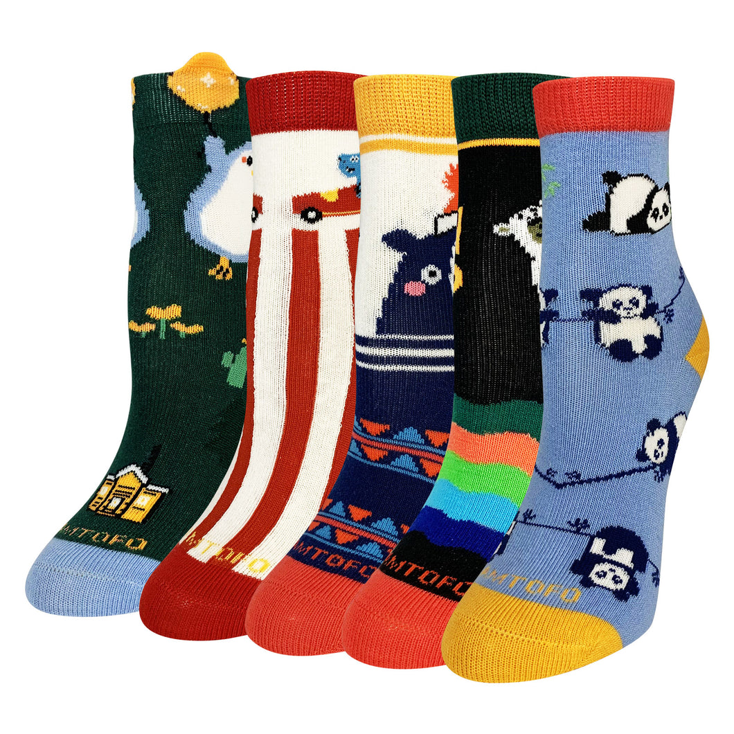 Artfasion's Kids Animals Socks Fun and Comfortable Animal Themed Socks for Children