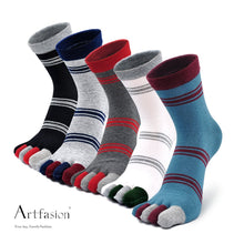 Load image into Gallery viewer, 5 pairs athletic socks for men
