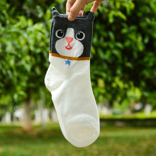 Load image into Gallery viewer, cute dog face yoga slippers socks
