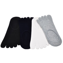 Load image into Gallery viewer, 4 pairs toe socks for men
