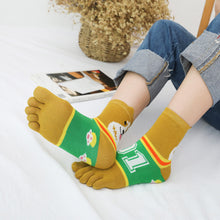 Load image into Gallery viewer, yellow dog crew socks for women
