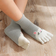 Load image into Gallery viewer, cute 5 finger socks for boys
