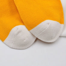 Load image into Gallery viewer, yellow cotton socks for kids
