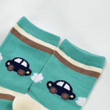 Load image into Gallery viewer, cute cars sports socks for boys
