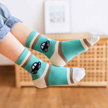 Load image into Gallery viewer, cute cars crew socks for kids
