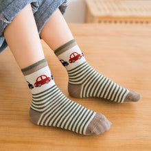 Load image into Gallery viewer, cars striped socks for boys
