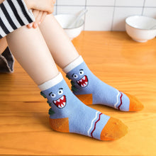 Load image into Gallery viewer, cute funny dinosaur cartoon socks for boys
