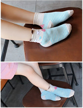 Load image into Gallery viewer, stripes animal socks for girls
