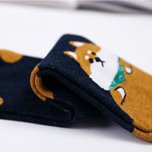 Load image into Gallery viewer, cotton animal crew socks 
