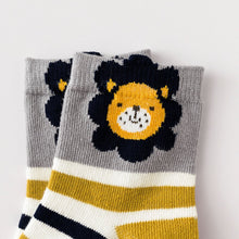 Load image into Gallery viewer, cotton lion socks for kids
