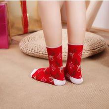 Load image into Gallery viewer, fluffy socks christmas
