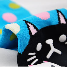 Load image into Gallery viewer, blue cat socks
